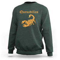 Quesadillas Scorpion Sweatshirt Burnt Orange Southwestern