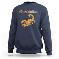 Quesadillas Scorpion Sweatshirt Burnt Orange Southwestern
