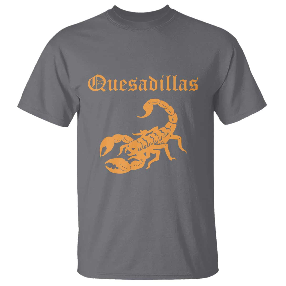 Quesadillas Scorpion T Shirt Burnt Orange Southwestern