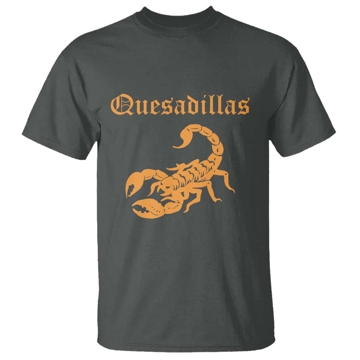 Quesadillas Scorpion T Shirt Burnt Orange Southwestern