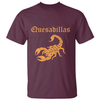Quesadillas Scorpion T Shirt Burnt Orange Southwestern