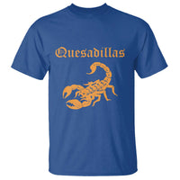 Quesadillas Scorpion T Shirt Burnt Orange Southwestern