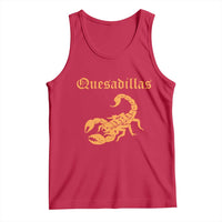 Quesadillas Scorpion Tank Top Burnt Orange Southwestern