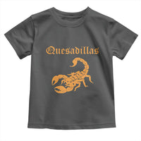 Quesadillas Scorpion Toddler T Shirt Burnt Orange Southwestern