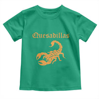 Quesadillas Scorpion Toddler T Shirt Burnt Orange Southwestern