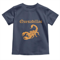 Quesadillas Scorpion Toddler T Shirt Burnt Orange Southwestern