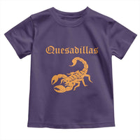 Quesadillas Scorpion Toddler T Shirt Burnt Orange Southwestern
