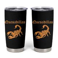 Quesadillas Scorpion Tumbler Cup Burnt Orange Southwestern