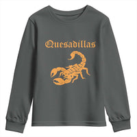 Quesadillas Scorpion Youth Sweatshirt Burnt Orange Southwestern
