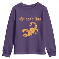 Quesadillas Scorpion Youth Sweatshirt Burnt Orange Southwestern
