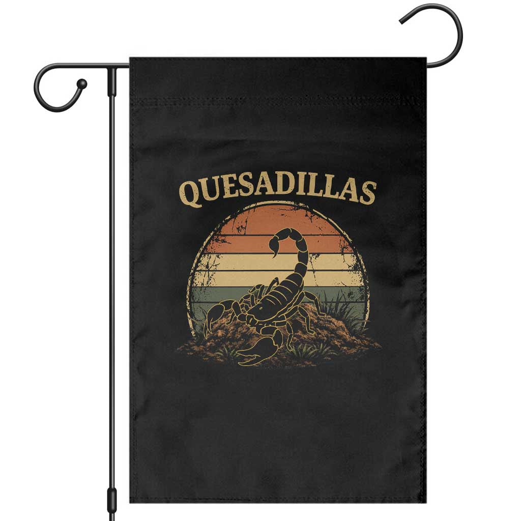 Quesadillas Scorpion Garden Flag Southwestern Desert Food