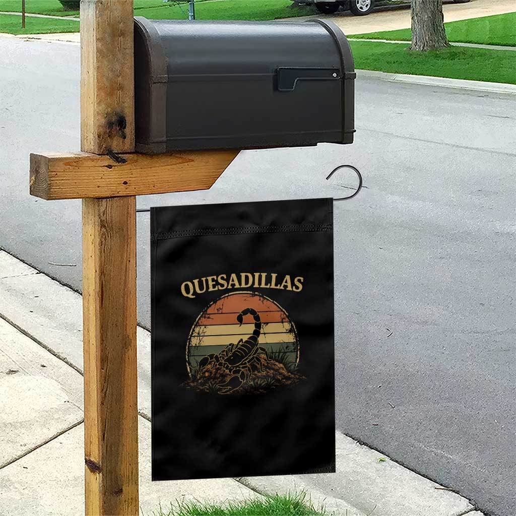 Quesadillas Scorpion Garden Flag Southwestern Desert Food