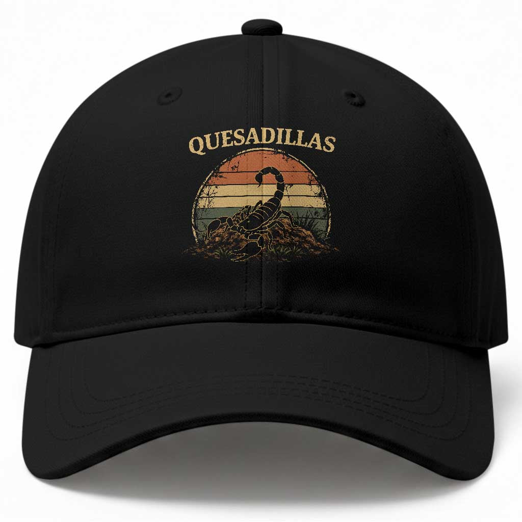 Quesadillas Scorpion Baseball Cap Southwestern Desert Food