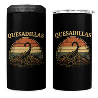 Quesadillas Scorpion 4 in 1 Can Cooler Tumbler Southwestern Desert Food
