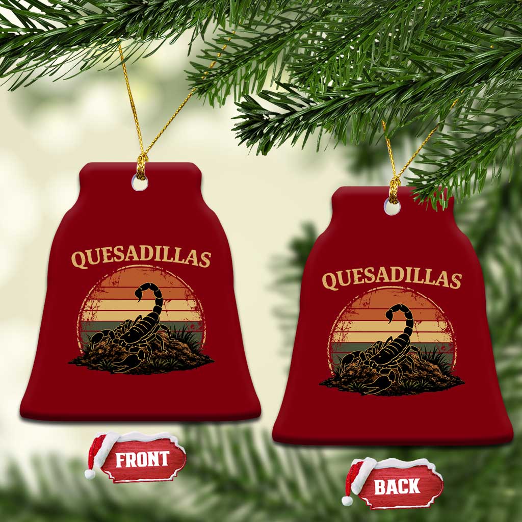 Quesadillas Scorpion Ceramic Ornament Southwestern Desert Food