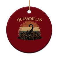 Quesadillas Scorpion Ceramic Ornament Southwestern Desert Food