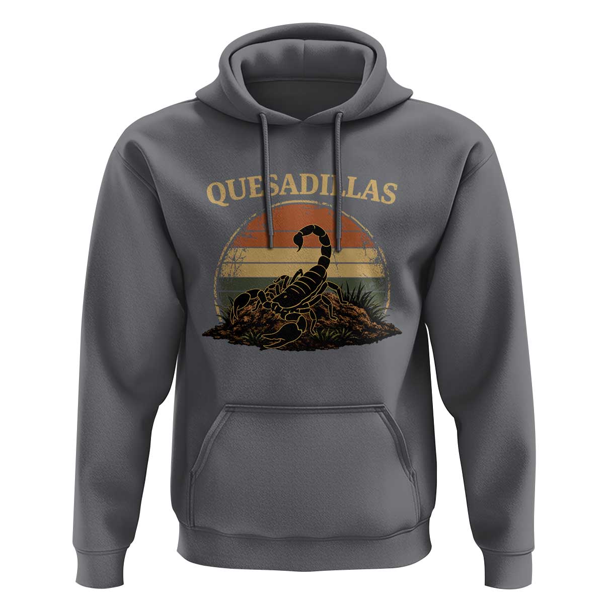 Quesadillas Scorpion Hoodie Southwestern Desert Food