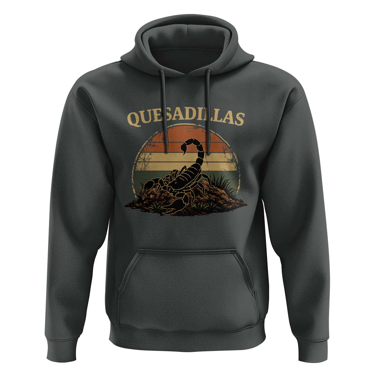 Quesadillas Scorpion Hoodie Southwestern Desert Food