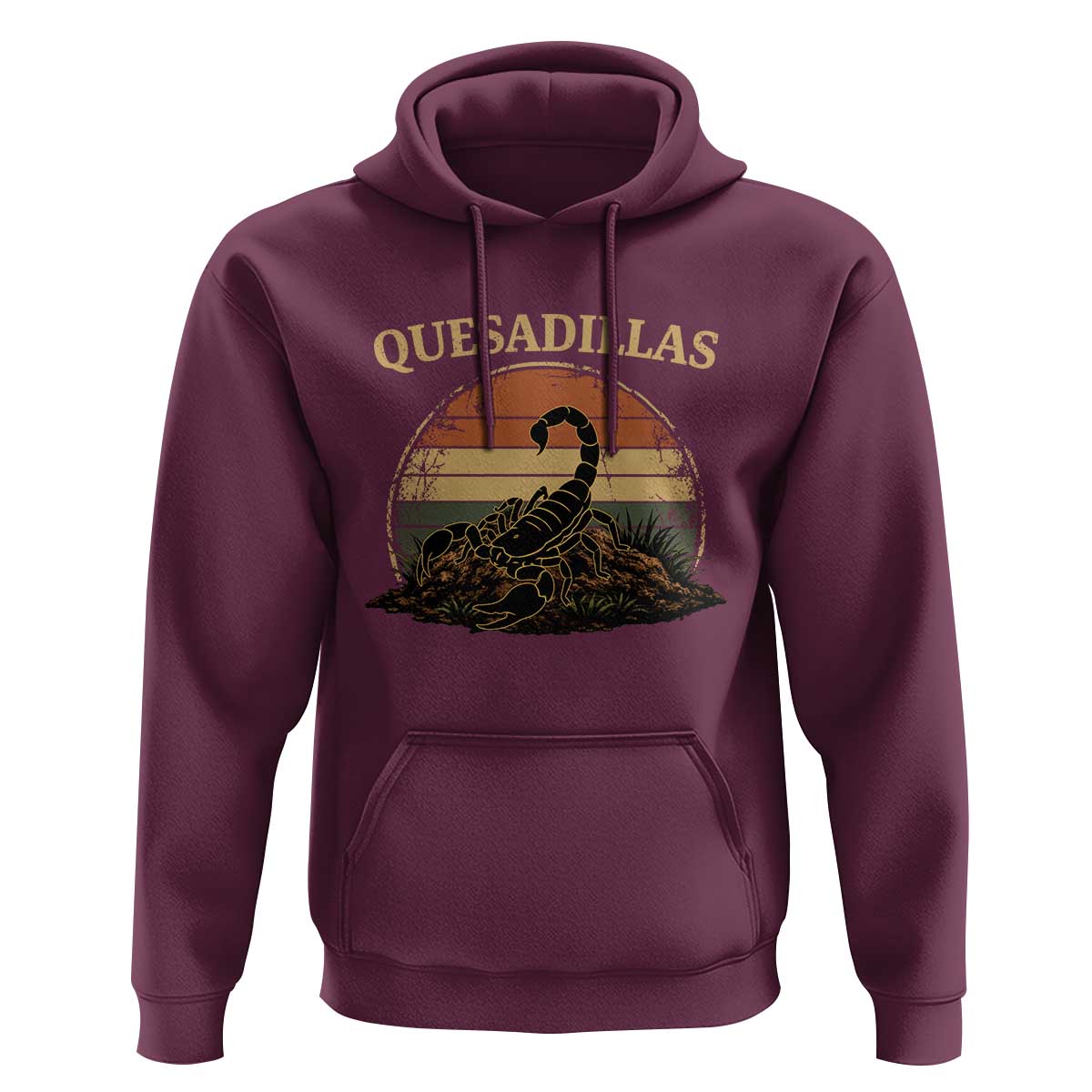 Quesadillas Scorpion Hoodie Southwestern Desert Food