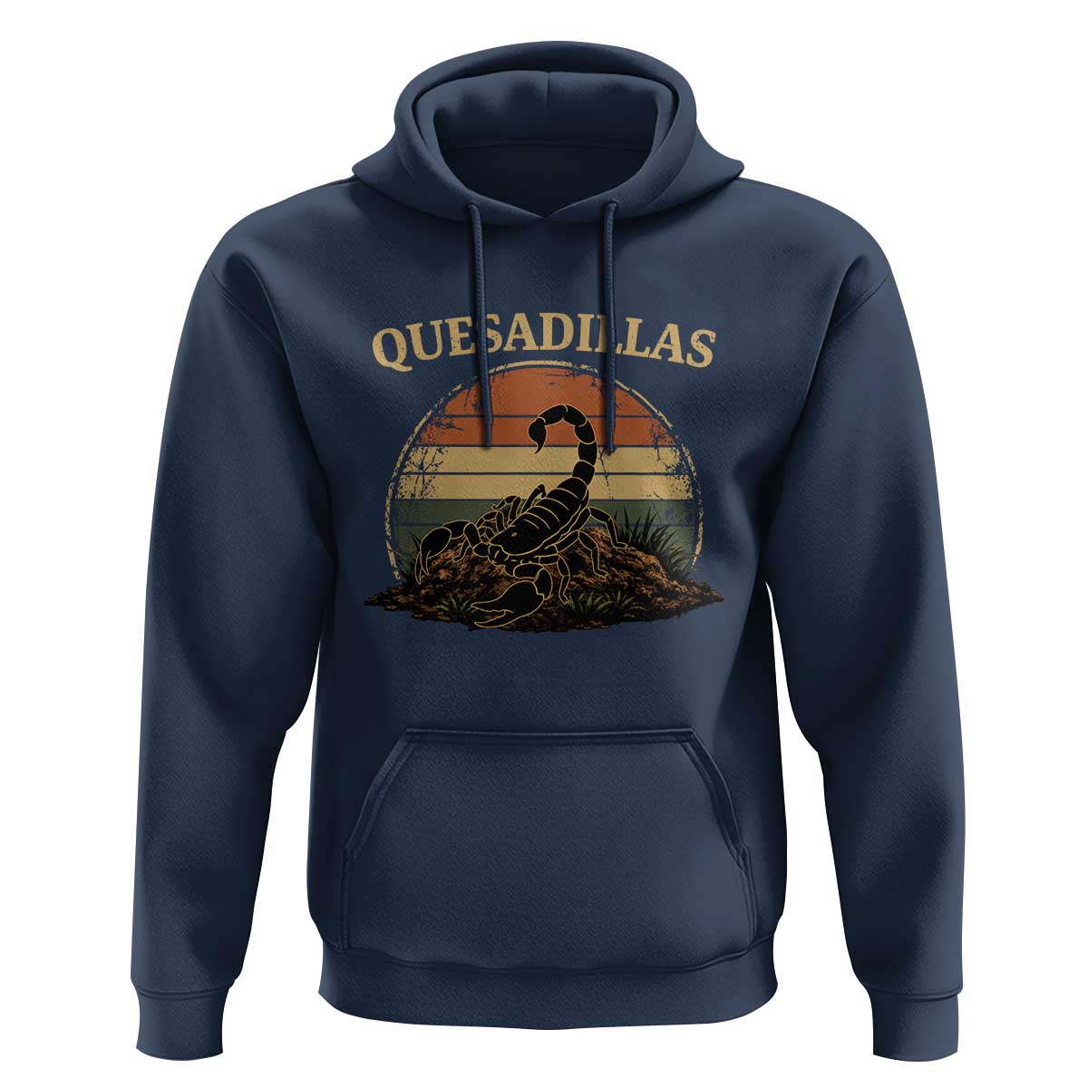 Quesadillas Scorpion Hoodie Southwestern Desert Food