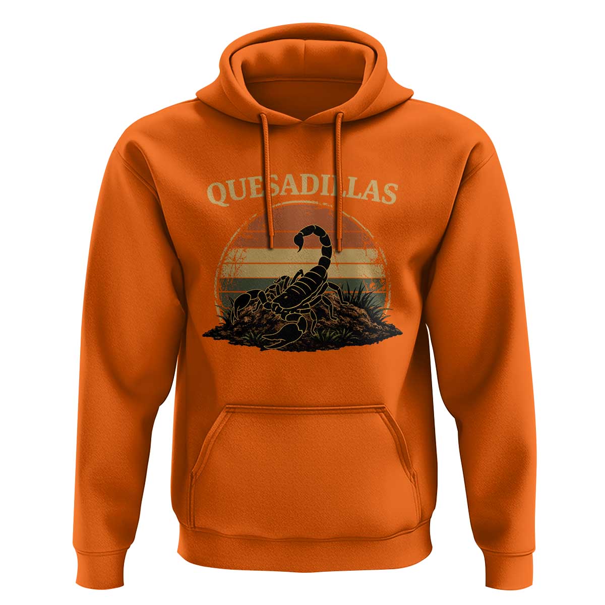 Quesadillas Scorpion Hoodie Southwestern Desert Food