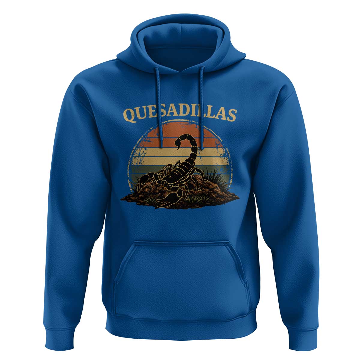 Quesadillas Scorpion Hoodie Southwestern Desert Food