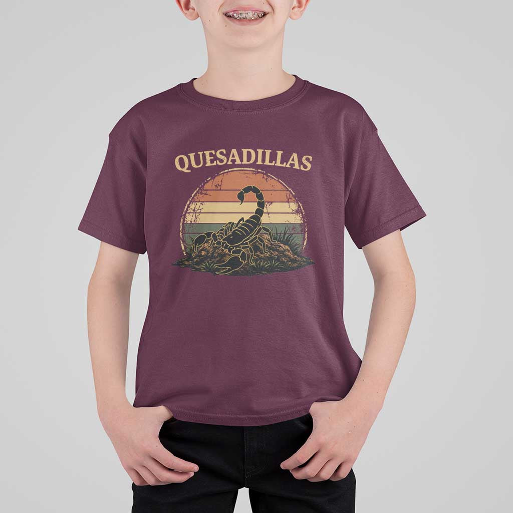 Quesadillas Scorpion T Shirt For Kid Southwestern Desert Food