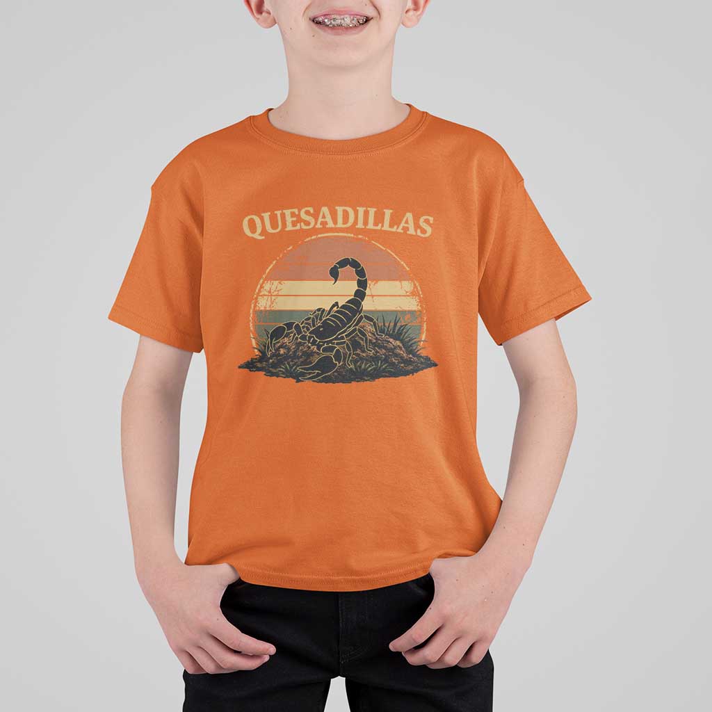 Quesadillas Scorpion T Shirt For Kid Southwestern Desert Food