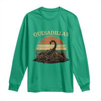 Quesadillas Scorpion Long Sleeve Shirt Southwestern Desert Food