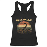 Quesadillas Scorpion Racerback Tank Top Southwestern Desert Food