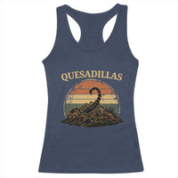 Quesadillas Scorpion Racerback Tank Top Southwestern Desert Food