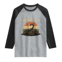 Quesadillas Scorpion Raglan Shirt Southwestern Desert Food