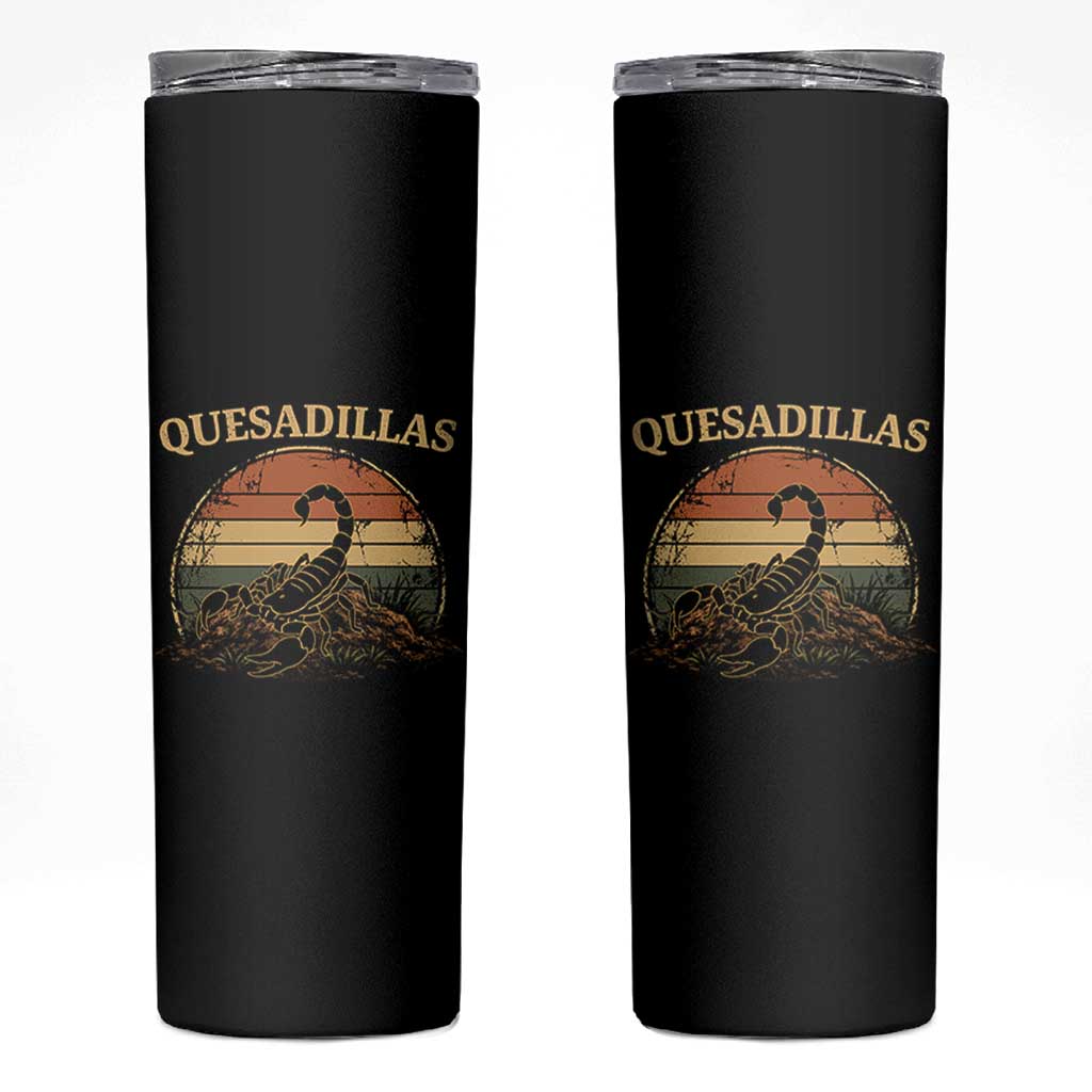 Quesadillas Scorpion Skinny Tumbler Southwestern Desert Food