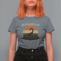 Quesadillas Scorpion T Shirt For Women Southwestern Desert Food
