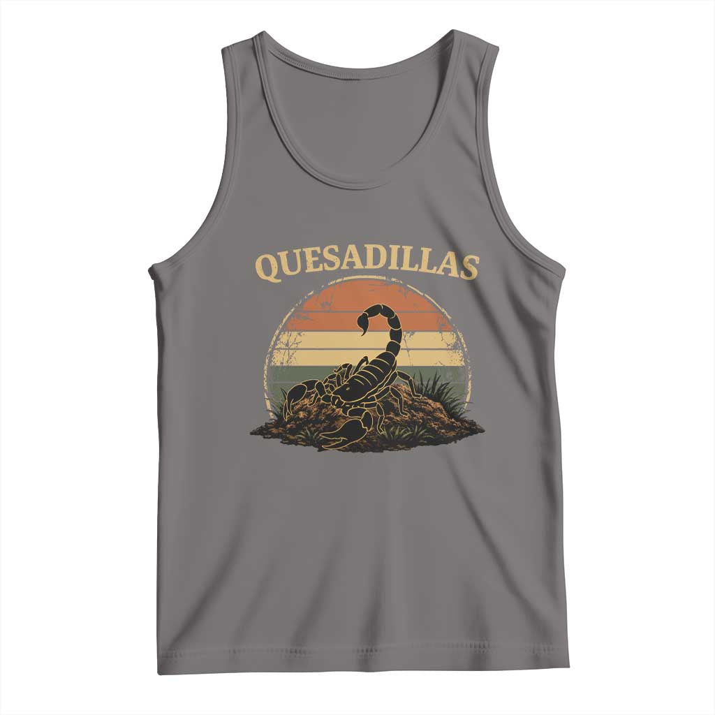 Quesadillas Scorpion Tank Top Southwestern Desert Food