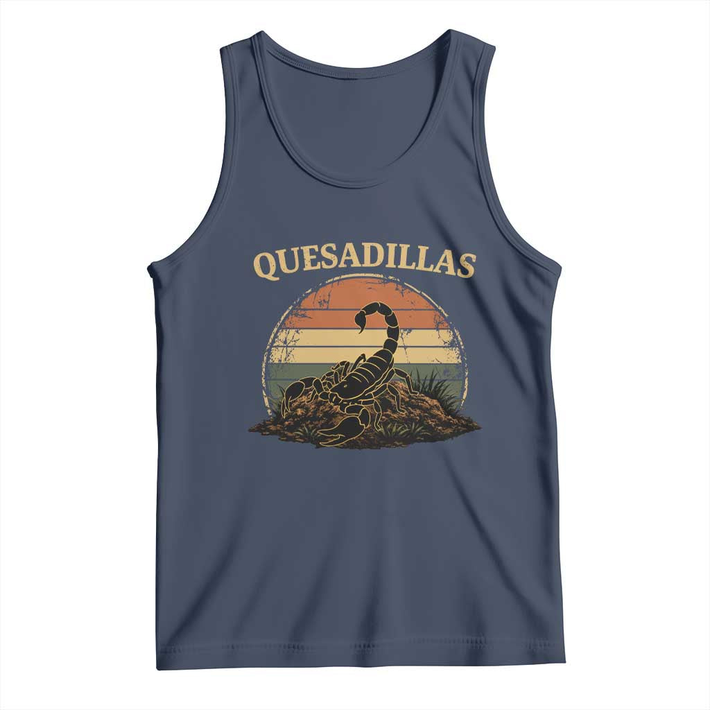 Quesadillas Scorpion Tank Top Southwestern Desert Food