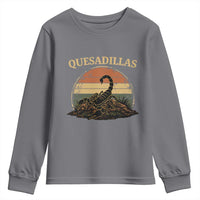 Quesadillas Scorpion Youth Sweatshirt Southwestern Desert Food