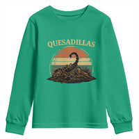 Quesadillas Scorpion Youth Sweatshirt Southwestern Desert Food