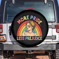 More Pride Less Prejudice Spare Tire Cover Pride Month LGBTQ Gay Lesbian
