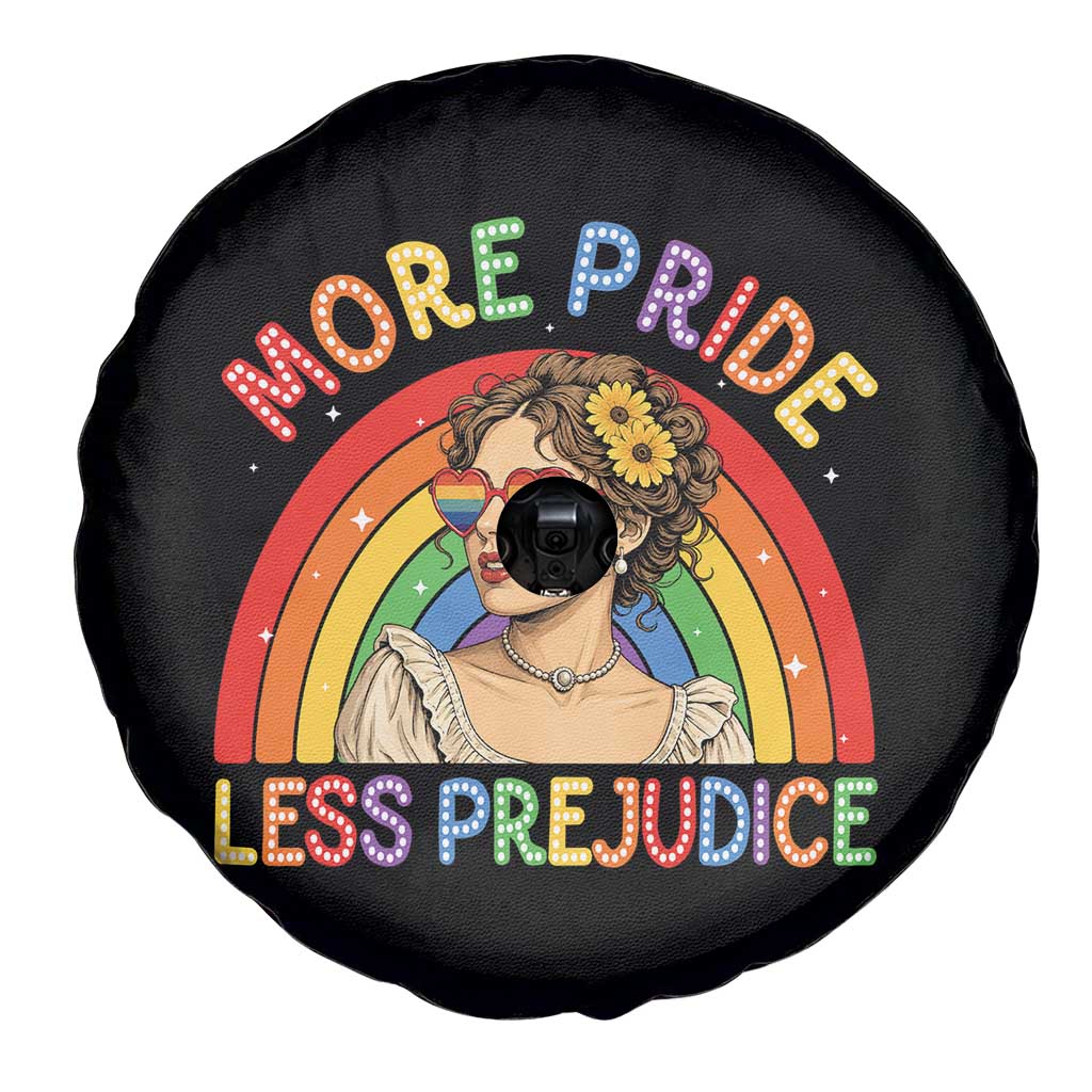 More Pride Less Prejudice Spare Tire Cover Pride Month LGBTQ Gay Lesbian
