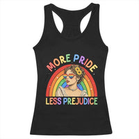 More Pride Less Prejudice Racerback Tank Top Pride Month LGBTQ Gay Lesbian