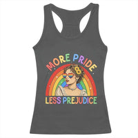 More Pride Less Prejudice Racerback Tank Top Pride Month LGBTQ Gay Lesbian