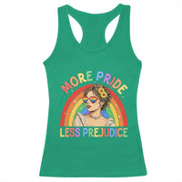 More Pride Less Prejudice Racerback Tank Top Pride Month LGBTQ Gay Lesbian