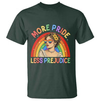 More Pride Less Prejudice T Shirt Pride Month LGBTQ Gay Lesbian