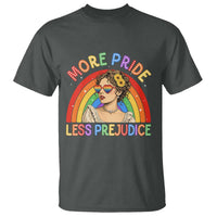 More Pride Less Prejudice T Shirt Pride Month LGBTQ Gay Lesbian