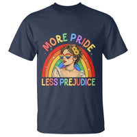 More Pride Less Prejudice T Shirt Pride Month LGBTQ Gay Lesbian