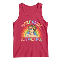 More Pride Less Prejudice Tank Top Pride Month LGBTQ Gay Lesbian