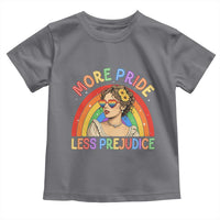 More Pride Less Prejudice Toddler T Shirt Pride Month LGBTQ Gay Lesbian