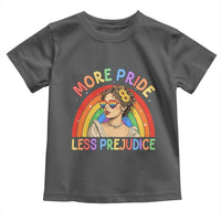 More Pride Less Prejudice Toddler T Shirt Pride Month LGBTQ Gay Lesbian