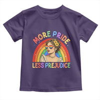 More Pride Less Prejudice Toddler T Shirt Pride Month LGBTQ Gay Lesbian